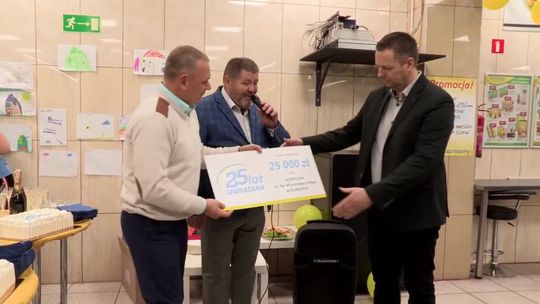 25000 złotych na dwudziestopięciolecie od słubickiego Lewiatana dla naszego Hospicjum