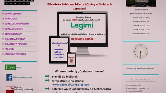 Darmowy dostęp do e-booków i audiobooków, czyli nowa usługa w słubickiej bibliotece!