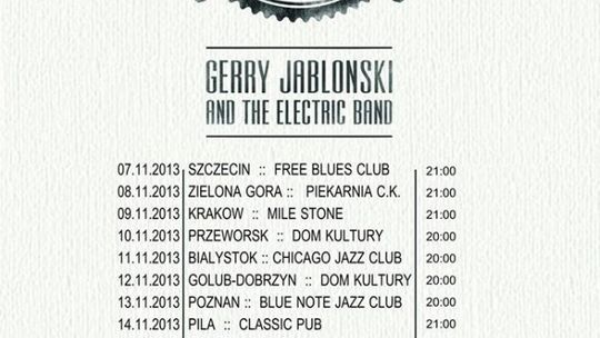 Gerry Jablonski And The Electric Band znów w Polsce!