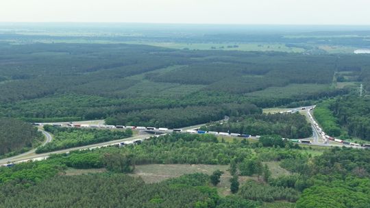 Korki w Słubicach po niemieckim długim weekendzie