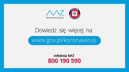 Koronawirus - sonda, przypadek z Cybinki oraz film instruktażowy