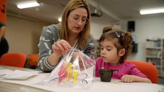 Lekcja Kleksografi w Międzyrzeckiej Bibliotece