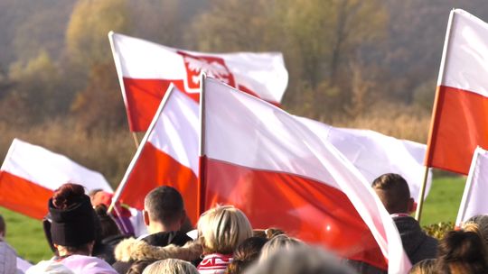 Marsz Narodowościowy przez wioski z terenu gminy Słubice