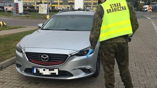 Mazda o wartości 70.000 zł odzyskana przez SG w Świecku .