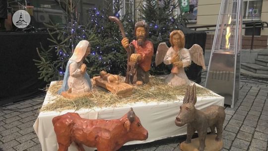 Miejska Wigilia na zielonogórskim deptaku