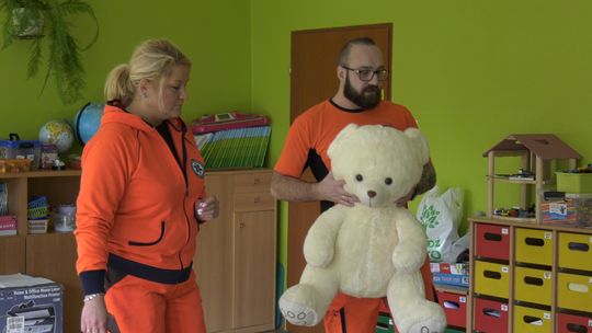 ''Miś Ratownik'' uczył dzieci pierwszej pomocy! ''Miś Ratownik'' uczył dzieci pierwszej pomocy!