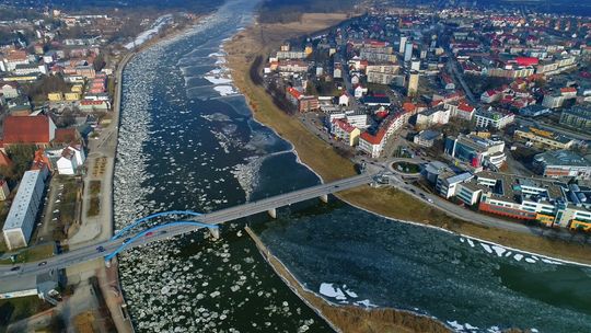 MROŹNE SŁUBICE Z LOTU PTAKA