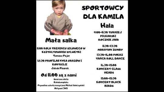 Na sportowo dla Kamila, czyli event charytatywny w Kostrzynie nad Odrą Na sportowo dla Kamila, czyli event charytatywny w Kostrzynie nad Odrą