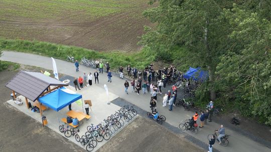 Nowa ścieżka rowerowa z Kiełcza do granicy gminy Bytom Odrzański już otwarta