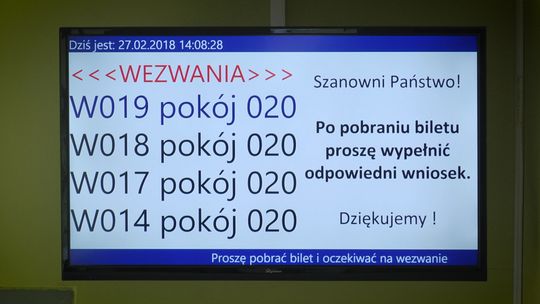 Numerki w Wydziale Urzędu Stanu Cywilnego i Spraw Obywatelskich w Słubicach .