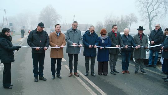 Odbiór drogi w Zemsku - powiat Międzyrzecki