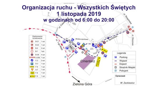 Organizacja ruchu oraz komunikacja miejska w Dniu Wszystkich Świętych Organizacja ruchu oraz komunikacja miejska w Dniu Wszystkich Świętych