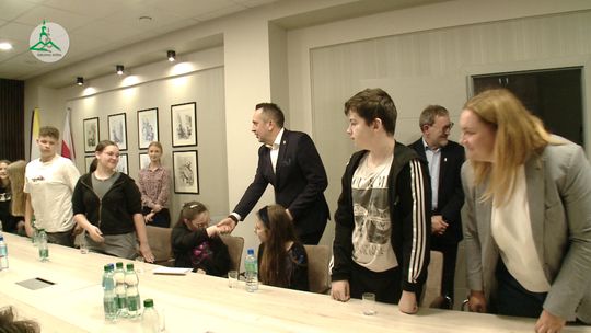 Ósmoklasiści z wizytą w Urzędzie Miasta Zielona Góra
