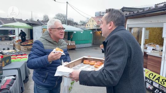 Pączki dla mieszkańców od Prezydenta Zielonej Góry