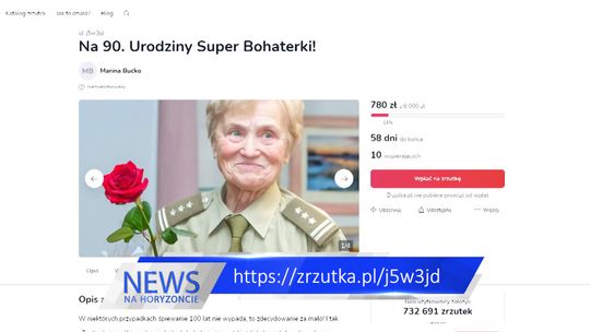 Pani Weronika Sebastianowicz, Honorowa Obywatelka Słubic obchodzi 90 urodziny