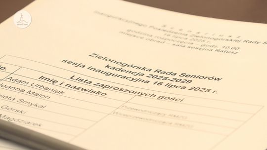 Pierwsze posiedzenie zielonogórskiej Rady Seniorów.