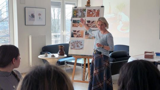 Pierwszy dzień warsztatów wiosenno-wielkanocnych w Galerii OKNO