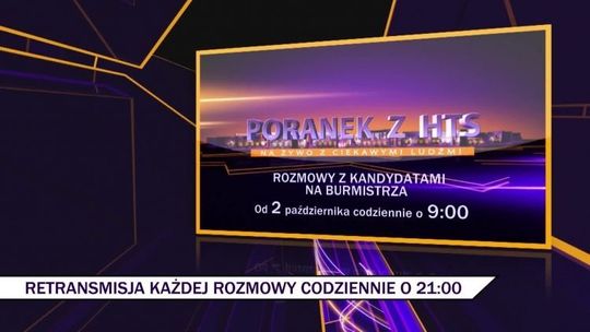 PORANNE ROZMOWY HTS Z KANDYDATAMI NA BURMISTRZA SŁUBIC PORANNE ROZMOWY HTS Z KANDYDATAMI NA BURMISTRZA SŁUBIC