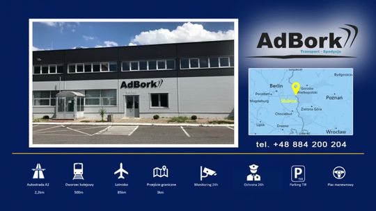 Powierzchnie magazynowe w ofercie firmy AdBork