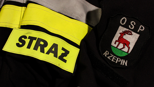 Pożar samochodu w Gajcu ! 