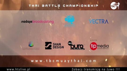 Prezentacja sponsorów i partnerów gali TBC 