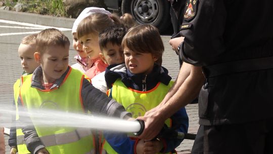 Przedszkolaki z wizytą w KP PSP Słubice