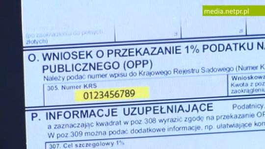 PRZEKAŻ 1%, NIE BĄDŹ OBOJĘTNY