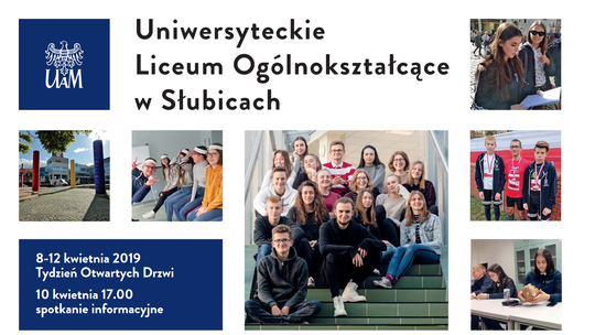Przyjdź na Tydzień Otwartych Drzwi w Uniwersyteckim Liceum Ogólnokształcącym Przyjdź na Tydzień Otwartych Drzwi w Uniwersyteckim Liceum Ogólnokształcącym