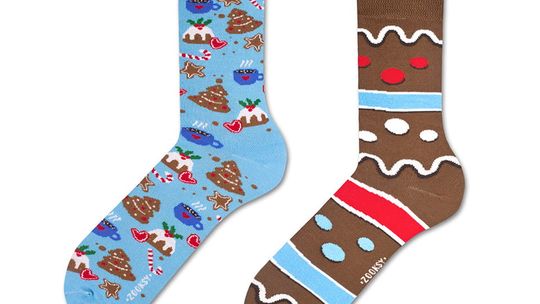 Skarpetki na świąteczne prezenty