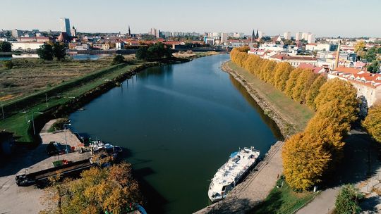 Słubicka jesień z lotu ptaka