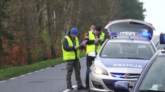Śmiertelny wypadek na drodze w kierunku Ośna Lubuskiego !