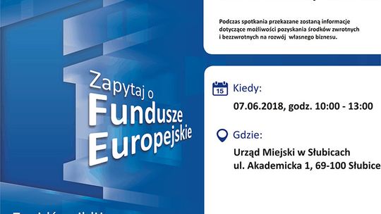 Spotkanie dla przedsiębiorców w Słubicach