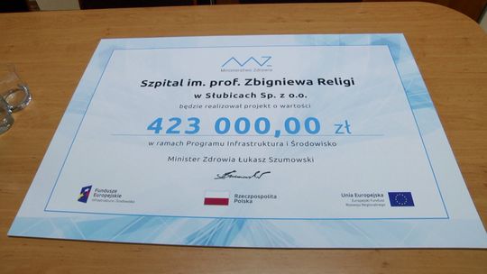 Szpital w Słubicach podpisał umowę na doposażenie SOR! Szpital w Słubicach podpisał umowę na doposażenie SOR!