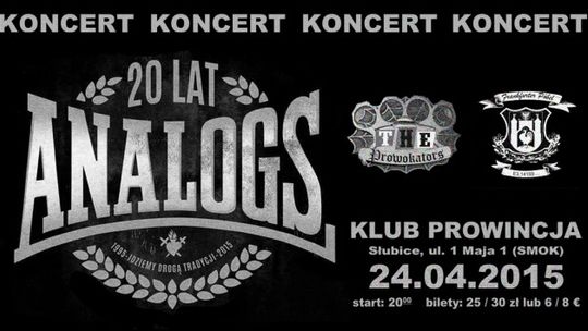 The Analogs + supporty - koncert w Prowincji