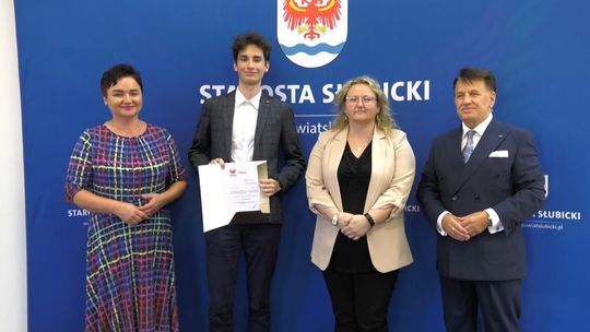 Uroczystość wręczenia stypendiów starosty słubickiego