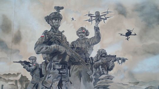 W Międzyrzeczu odsłonięto mural poświęcony 17. Wielkopolskiej Brygadzie Zmechanizowanej
