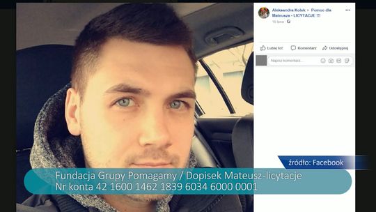 W pomoc dla Mateusza włącza się mnóstwo osób, włącz się również TY! 