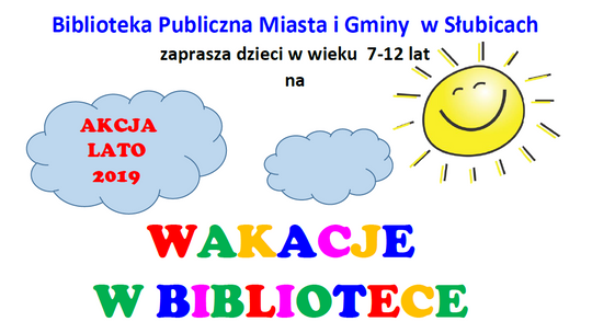 WAKACJE W BIBLIOTECE