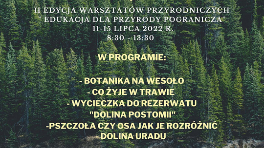 Warsztaty przyrodnicze muzycznych szkół