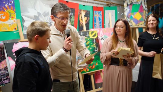 Wernisaż prac dzieci i młodzieży w Świetlicy Inicjatyw Twórczych w Świebodzinie