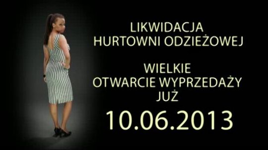 WIELKA LIKWIDACJA HURTOWNI ODZIEŻOWEJ