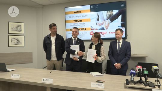 Wymiana opraw oświetleniowych w Zielonej Górze - konferencja prasowa