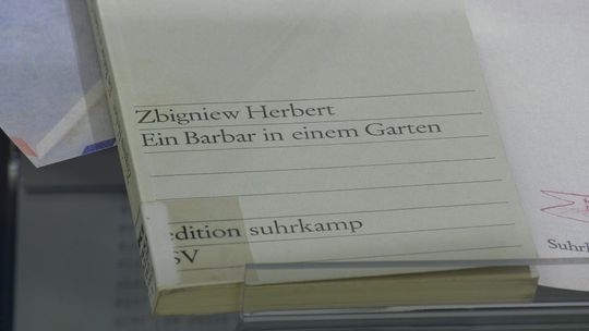Wystawa „Mecenasie i ciemiężco” na 95-lecie urodzin Zbigniewa Herberta Wystawa „Mecenasie i ciemiężco” na 95-lecie urodzin Zbigniewa Herberta