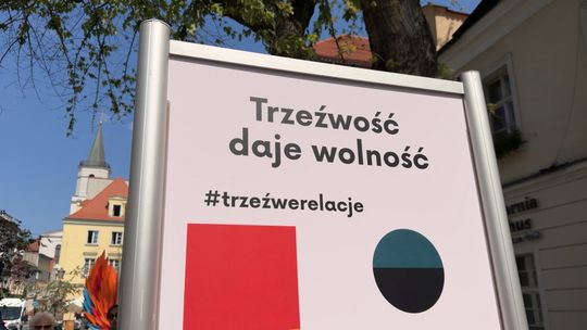 Wystawa przy ratuszu - "Trzeźwość daje wolność"