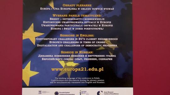 XX jubileuszowa Konferencja Naukowa "Europa XX wieku" w Collegium Polonicum