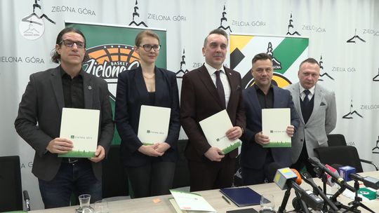 Zielona Góra stawia na sport - Podpisano umowę wsparcia miasta dla sportu zawodowego.