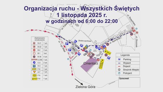 Zmiana organizacji ruchu przy cmentarzu oraz dodatkowe autobusy