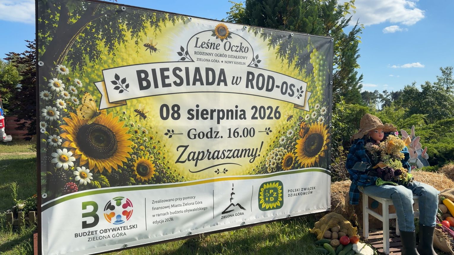 Biesiada na działkach. ROD „Leśne Oczko” zaprosiło na wspólną zabawę