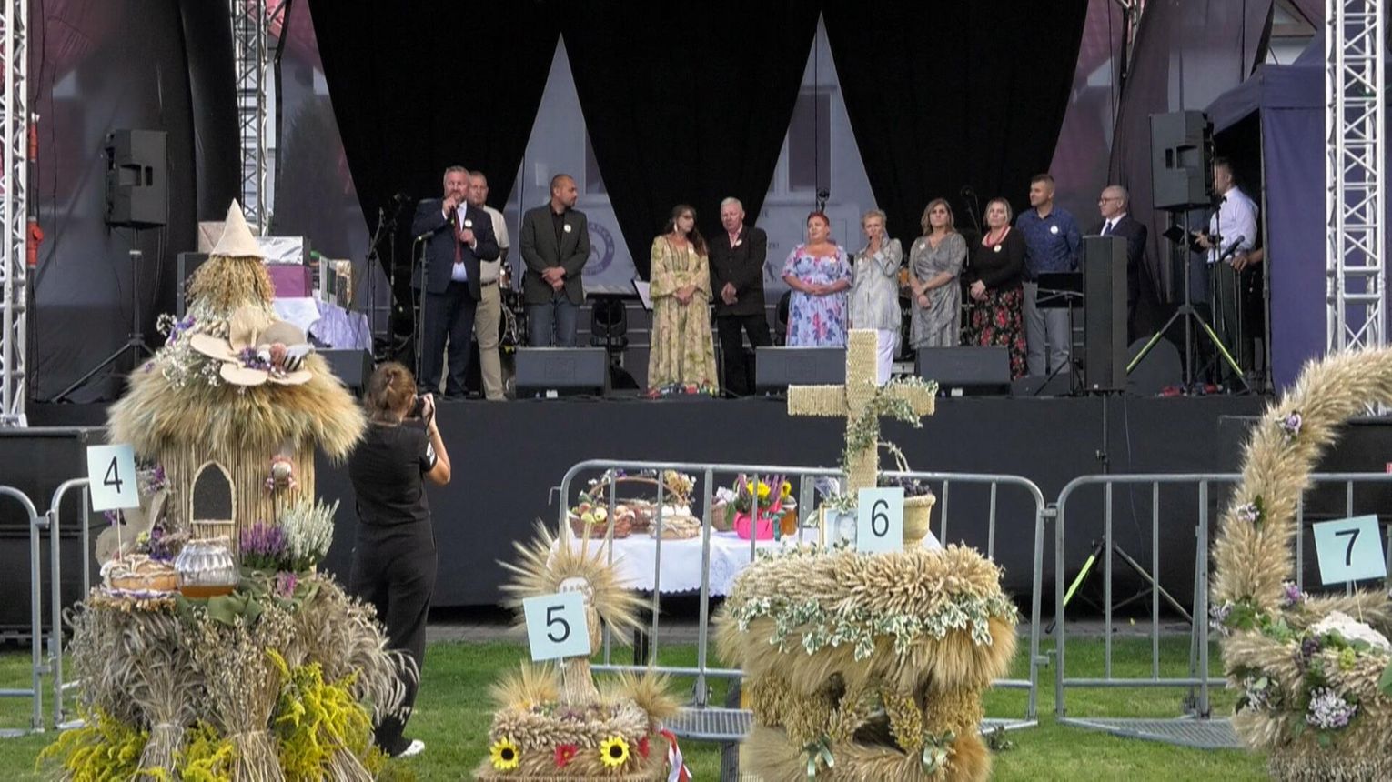 Dożynki w Rzepinie.