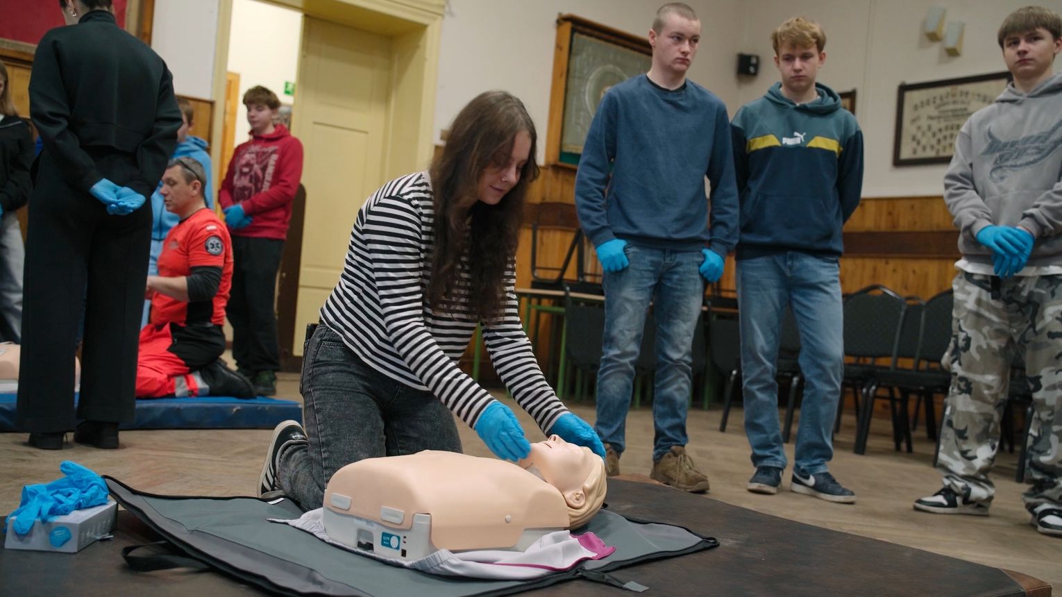 Dzień Serca w ZSTiO - zajęcia ratujące życie